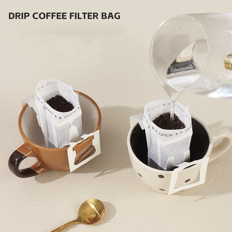 Coffee Equipment Cleaner - 50pcs/bag Hanging Ear Coffee Powder Filter