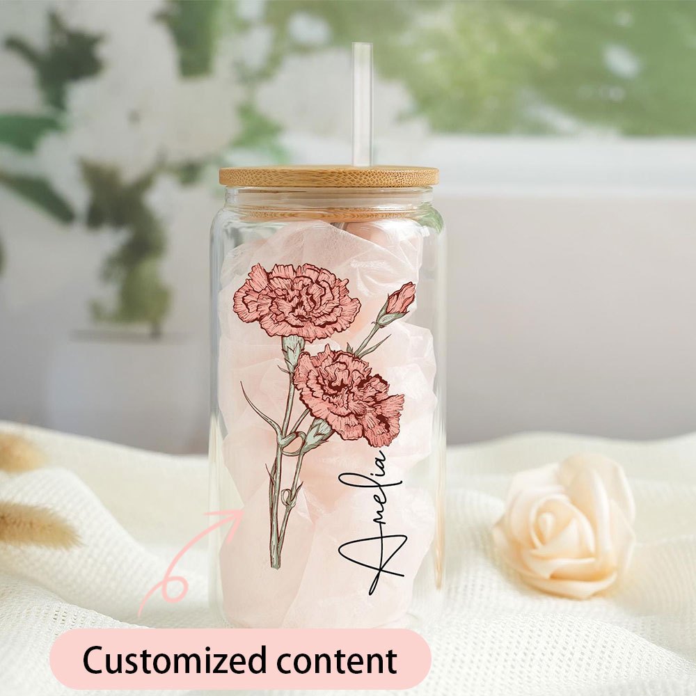 Personalized Birth Flower Glas - đánh giá và giá Coffee Equipment Names