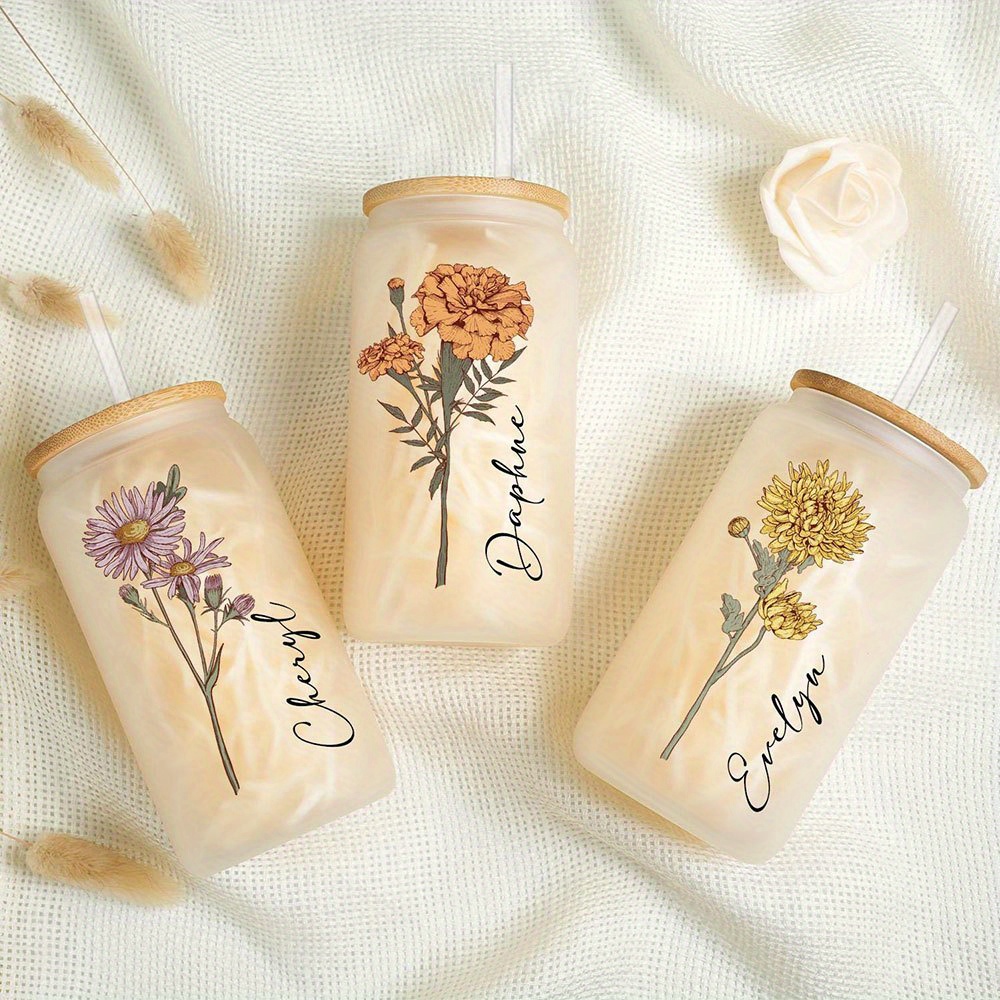 Personalized Birth Flower Glas - đánh giá và giá Coffee Equipment Names