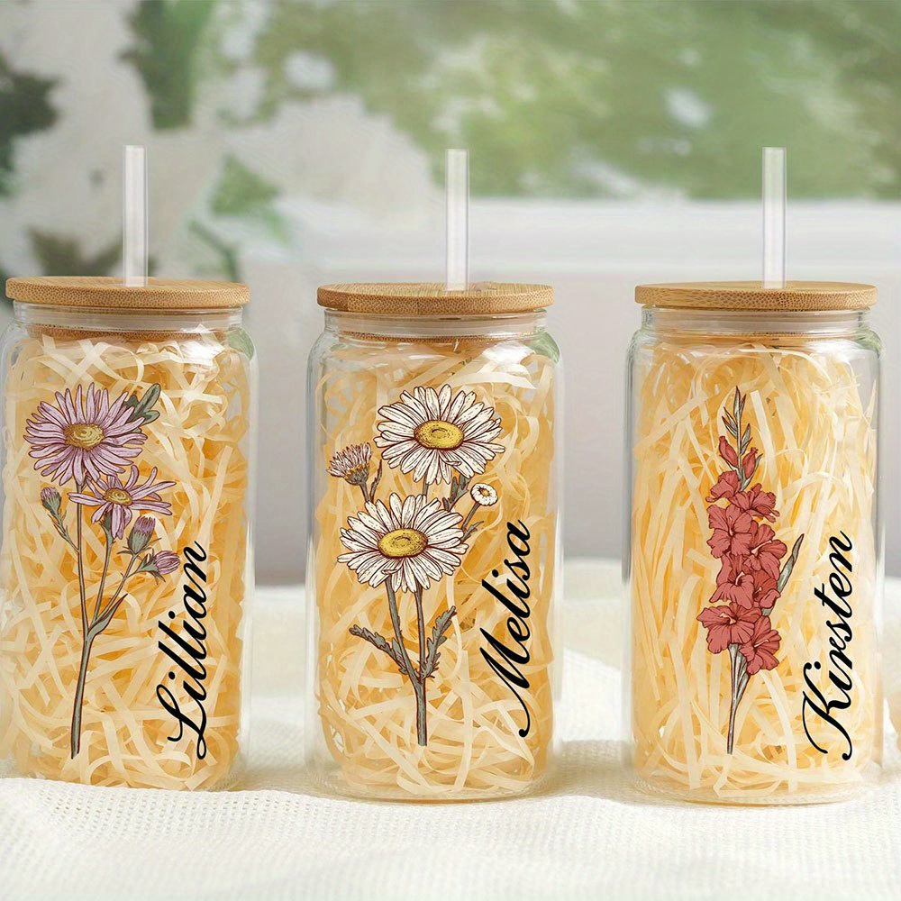 Personalized Birth Flower Glas - đánh giá và giá Coffee Equipment Names