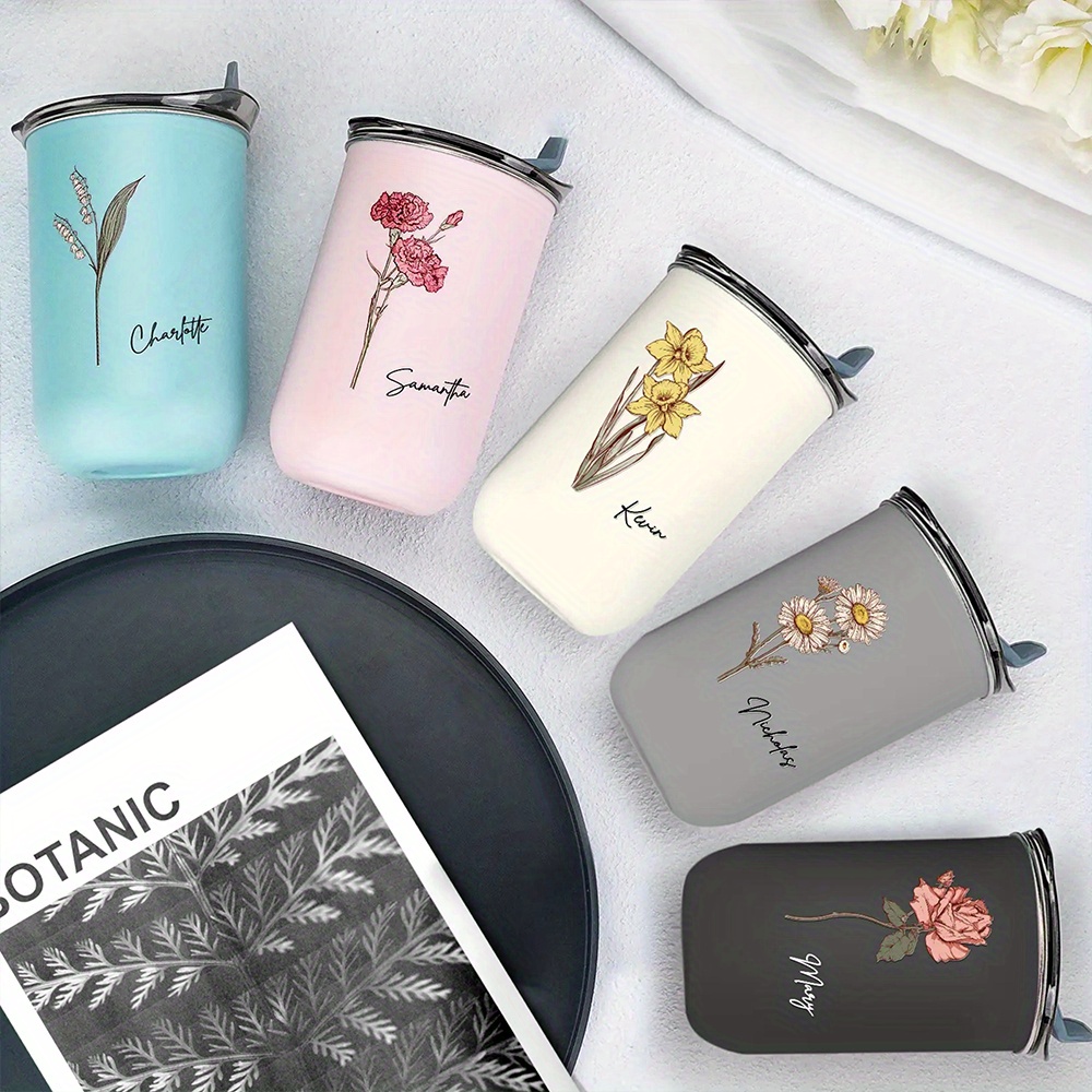 Personalized Birth Flower Coff - đánh giá và giá Coffee Equipment Names