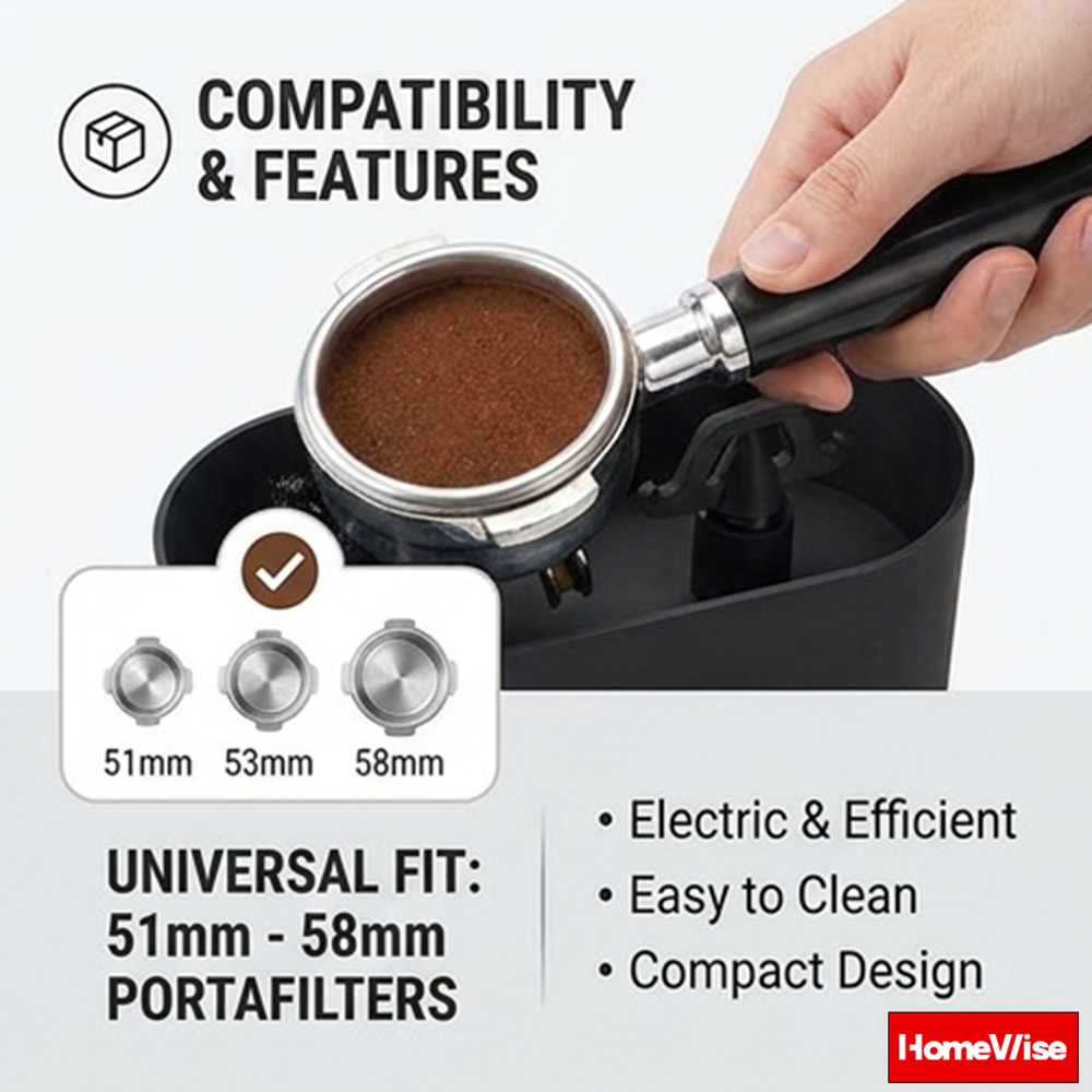 HomeWise CP-1 Electric Coffee  - đánh giá và giá Coffee Equipment Cleaner