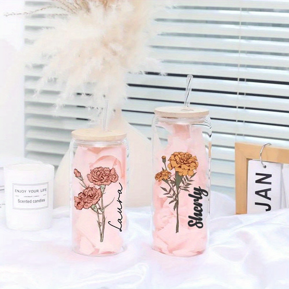 Personalized Floral Daisy Glas - đánh giá và giá Coffee Equipment Names
