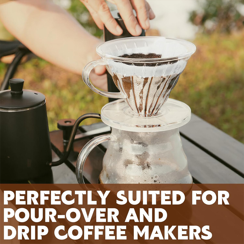 2 Size Coffee Filter Paper V-S - đánh giá và giá Coffee Equipment Cleaner