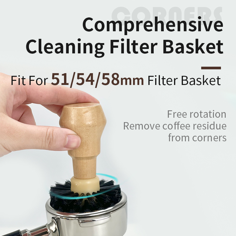 Coffee Brush Cleaner Solid Woo - đánh giá và giá Coffee Equipment Cleaner