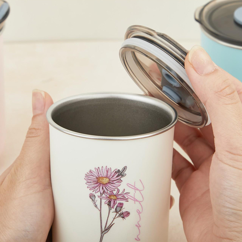 Custom Birth Flower Stainless  - đánh giá và giá Coffee Equipment Names