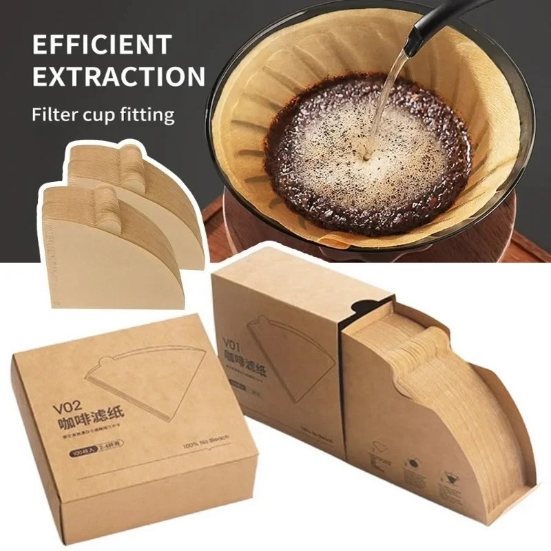 Wood Pulp 02 Cone Filter Pour  - đánh giá và giá Coffee Equipment Cleaner