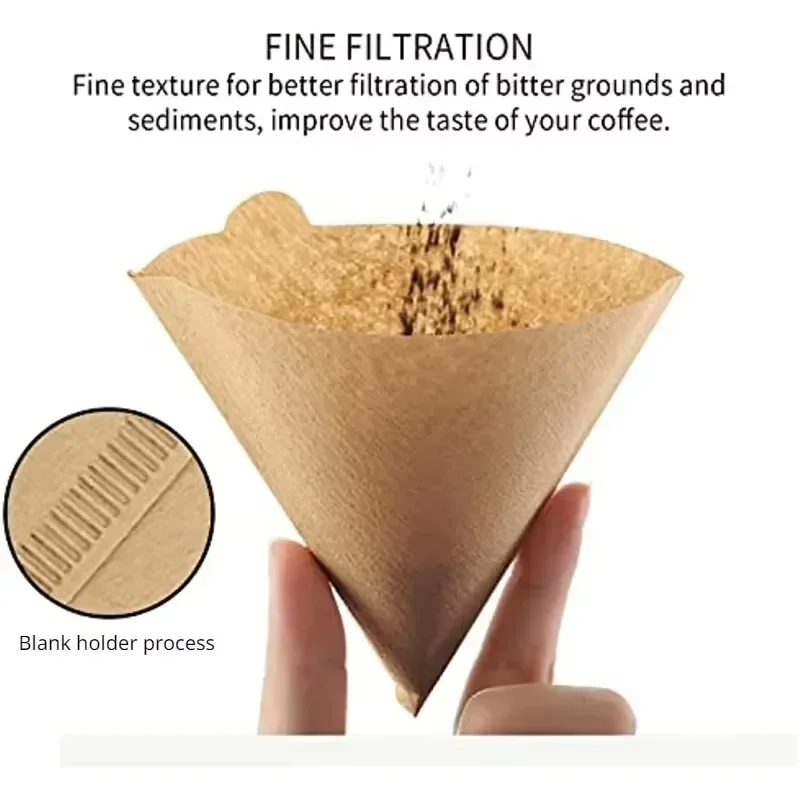 Wood Pulp 02 Cone Filter Pour  - đánh giá và giá Coffee Equipment Cleaner